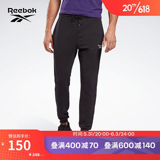 Reebok 锐步 男子运动长裤 GJ0554 黑色 S