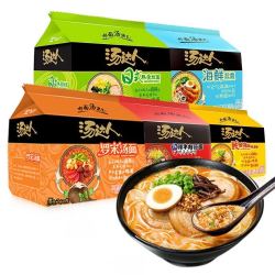 Uni-President 统一 汤达人方便面 日式125g*5袋+辣牛肉125g*5袋（共10袋）