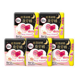 kotex 高洁丝 蜜桃小姐安睡裤 L号 4条*5包