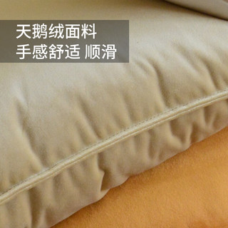 茗芮居床靠背包 沙发大靠背60.80简约长方形纯色靠垫抱枕床头腰靠枕客厅 褐色 33x50cm腰枕套(含芯