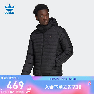 adidas 阿迪达斯 官方三叶草男装连帽夹棉外套FN0928