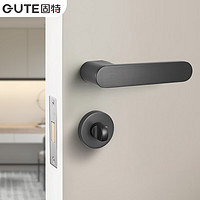 固特（GUTE）隐形门锁卧室单面锁暗装暗藏式隐藏背景墙可选应急开启隐形门锁 灰色(单面锁) 左右方向通用