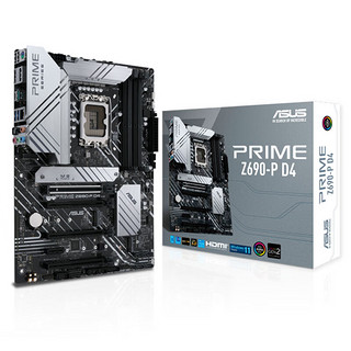 ASUS 华硕 PRIME Z690-P D4 ATX主板（Intel LGA1700、Z690）