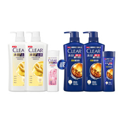 CLEAR 清扬 男士头皮护理去屑洗发露 防脱韧发型