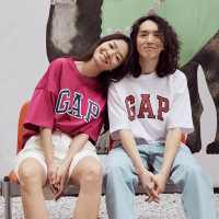 Gap 盖璞 重磅密织系列 男士圆领短袖T恤 688537