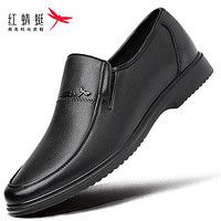红蜻蜓 男鞋夏季2023新款商务休闲男士皮鞋真皮一脚蹬工作爸爸鞋子