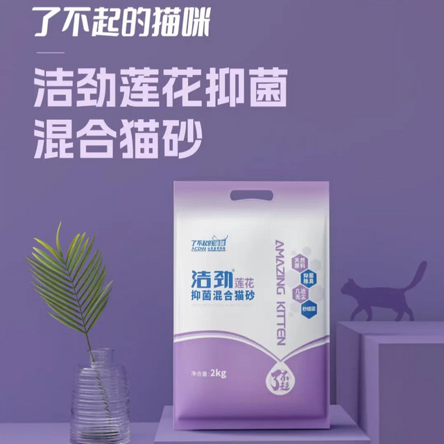 了不起的猫咪 猫砂除臭结团吸水2kg