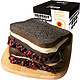 澄发五黑紫米吐司面包500g糯米奶酪夹心营养早餐蛋糕点零食品代餐