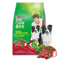 DOG CHOW 康多乐 牛肉肝蔬菜味全犬成犬狗粮 1.5kg
