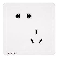 SIEMENS 西门子 致典雅白色 五孔插座