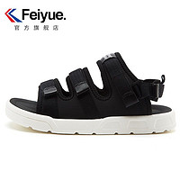 Feiyue. 飞跃 Feiyue/飞跃凉鞋女2022夏季新款魔术贴沙滩鞋时尚男士休闲凉鞋882