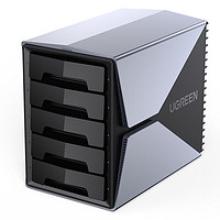 UGREEN 绿联 70441 2.5/3.5英寸 五盘位 SATA硬盘盒 USB3.0 Type-C