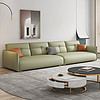 卓览（ZHUOLAN）沙发 布艺沙发客厅组合 意式轻奢科技布沙发现代简约客厅家具 乳胶颗粒坐垫（颜色备注） 单人位