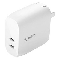 百亿补贴、有券的上：belkin 贝尔金 40W 双口USB-C充电器