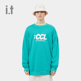it :CHOCOOLATE情侣款圆领卫衣冬季个性logo印花3484XWF