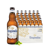 临期品：Hoegaarden 福佳 比利时风味 白啤 330ml*24瓶