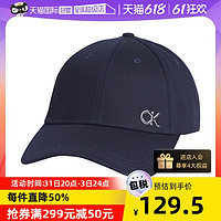 Calvin Klein/凯文克莱男士LOGO棉帽子鸭舌帽K50K508252 深蓝色 可调节