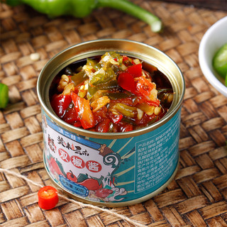 农家自制辣椒酱下饭菜罐装蒜蓉青红剁椒香辣拌饭酱云南湖南特产