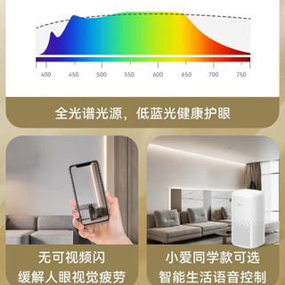 鹿家良品（LUUGAA）无主灯/全光谱线性灯客餐厅预埋嵌入式护眼高显指cob灯带灯槽 小爱超薄变压器300w护眼