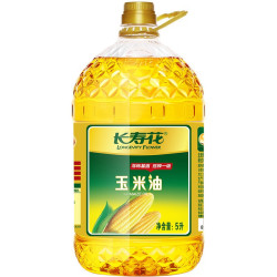 长寿花 压榨玉米油 5L*2桶