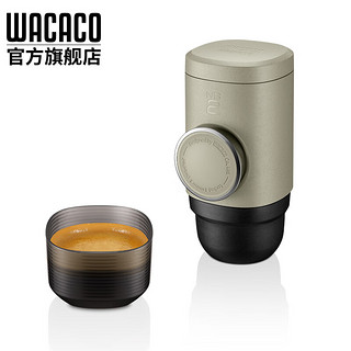 WACACO MinipressoNS2便携式意式胶囊咖啡机手动手压户外露营办公咖啡机 橄榄灰