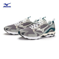 Mizuno 美津浓 男女复古厚底缓震轻量经典休闲跑步运动鞋 07/灰色/浅卡其 40.5