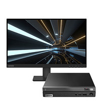 Lenovo 联想 ThinkCentre Q500 十三代酷睿版 23英寸 迷你台式机 黑色（酷睿i5-13420H、核芯显卡、16GB、512GB SSD）