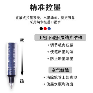 truecolor 真彩 直液式走珠笔 0.5mm 6支装