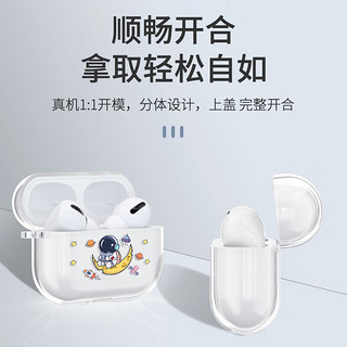 壳姐姐 airpods Pro保护套 苹果无线蓝牙耳机套 个性创意潮牌卡通可爱Pro防滑防摔透明软壳