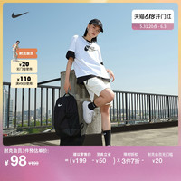 NIKE 耐克 官方女子印花T恤夏纯棉休闲轻便柔软舒适DX7907