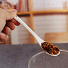 陶瓷调料小勺子蜂蜜咖啡长柄搅拌勺家用厨房调味辣椒盐白色汤匙勺