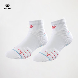 KELME 卡尔美 成人篮球袜训练比赛加厚包裹透气耐磨防滑袜子 黑色 均码