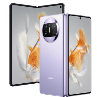 华为/HUAWEI Mate X3 折叠屏手机 超轻薄 超可靠昆仑玻璃 超强灵犀通讯 羽砂紫 256GB 官方标配