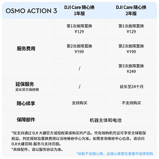 大疆（DJI） Osmo Action 3运动相机摩托骑行潜水滑雪Vlog防抖摄像机防水照相机 Action3 官方标配