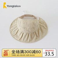 Tongtai 童泰 春夏季1-2岁婴幼儿休闲外出遮阳帽子TTD23113 黄色 48cm
