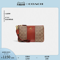 COACH 蔻驰 女士经典标志小号腕包