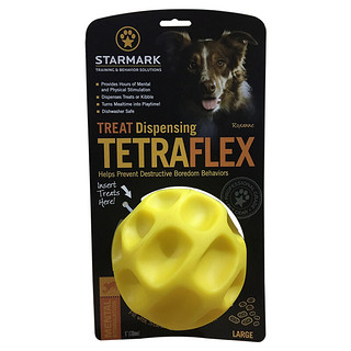 STARMARK 星记 狗玩具独处宠物玩具幼犬玩具凹凸球漏食橡胶狗玩具小号泰迪雪纳瑞柯基小型犬用