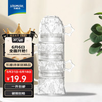 乐唯诗(NERVISHI)联名星空玻璃水杯高档创意高颜值叠叠杯大容量饮料杯 叠叠杯