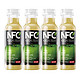 农夫山泉 NFC果汁（冷藏型）100%鲜果压榨苹果汁 300ml*4瓶