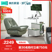 LINSY 林氏家居 电脑桌升降书桌可移动桌子超能桌办公林氏木业BG066-A悬臂功能桌