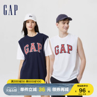 Gap 盖璞 男女装夏季2023新款LOGO纯棉运动背心672038无袖上衣