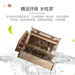 优漫佳交错式床错位上下床铺省空间 上床下桌儿童床高低床多功能双层床 床架+斜挂梯 1.2*2米