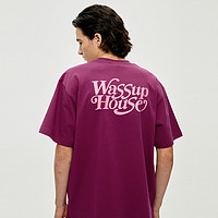 WASSUP 男女款印花logo个性T恤 SS23T036