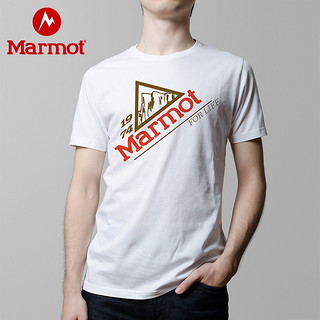 Marmot 土拨鼠 男女款户外短袖T恤 E23027