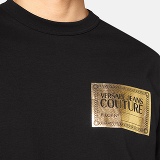 VERSACE JEANS COUTURE 男士Logo 棉质T恤短袖