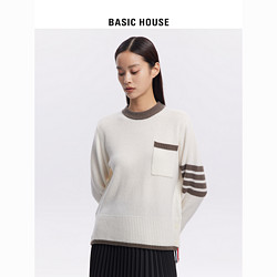BASIC HOUSE 百家好 女款通勤毛针织衫