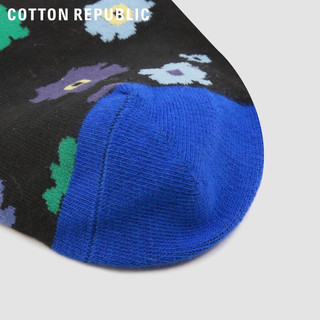 cotton REPUBLIC 棉花共和国 男士中筒袜个性休闲提花棉质男袜02194129 彩图 均码