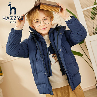 HAZZYS 哈吉斯 男童中长款羽绒服