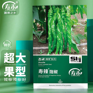 寿禾陇椒种子蔬菜螺丝辣椒菜籽 寿禾潍育寿辣陇椒种子50粒