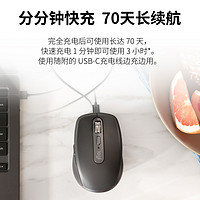 logitech 罗技 MX Anywhere 3S 2.4G蓝牙 双模无线鼠标 石墨黑